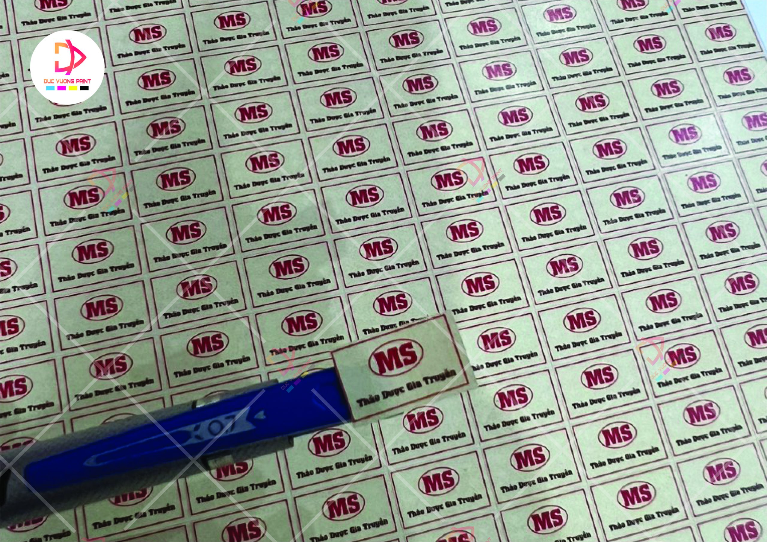 in ấn tem nhãn Decal giá rẻ - uy tín - in nhanh tại Hà Nội