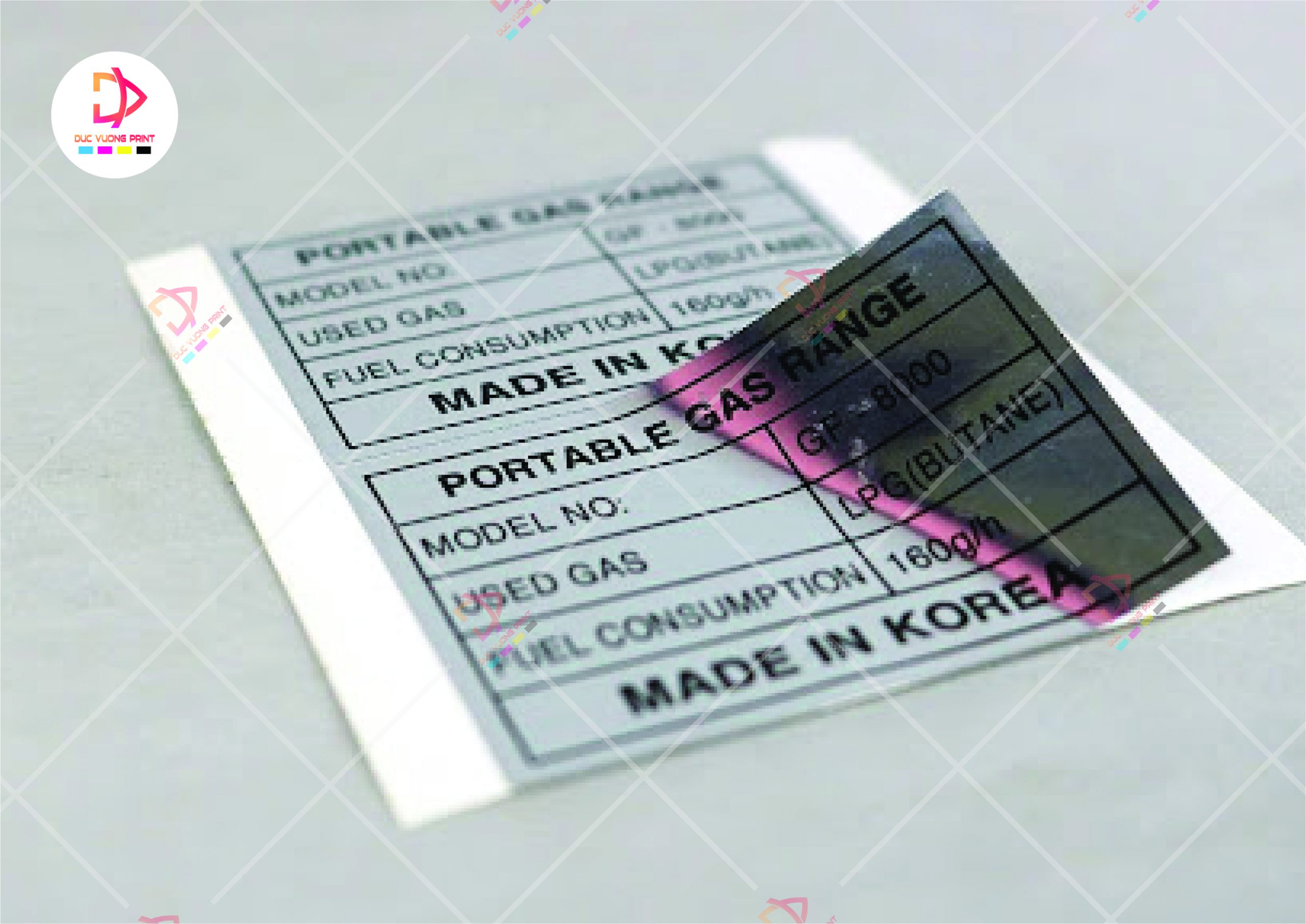 Xưởng in tem Decal Gương số lượng lớn uy tín tại Hà Nội
